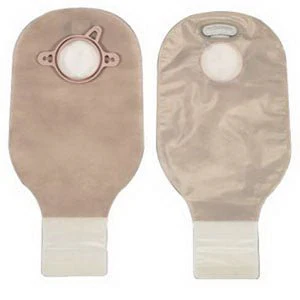 BX/10 - New Image 2-Piece Drainable Pouch 2-1/4" with Filter, Lock N Roll, Transparent