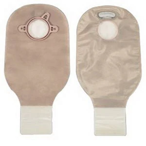 BX/10 - New Image 2-Piece Drainable Pouch 2-3/4" with Filter, Lock N Roll, Transparent