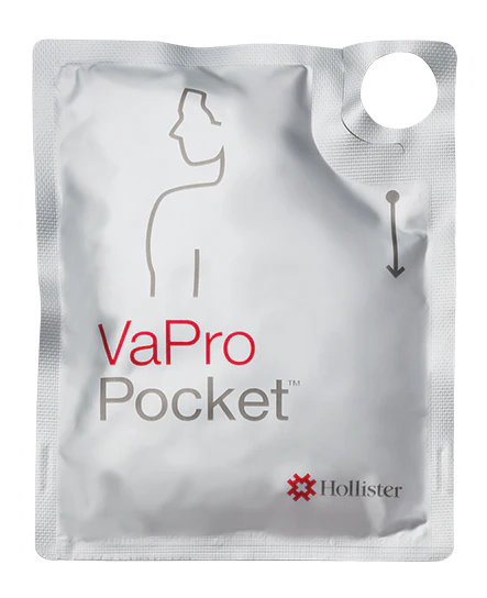 BX/30 - VaPro Pocket No Touch Intermittent Catheter Without Collection Bag, 10 Fr., 16" long