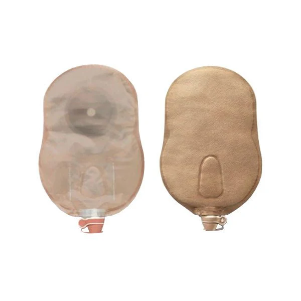 BX/10 - Premier Urostomy Pouch  Flat, Tape, Transparent, Pre-Cut 32 mm