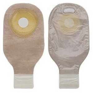 BX/10 - Premier 1-Piece Drainable Pouch Precut 1-3/16", Lock N Roll, Transparent