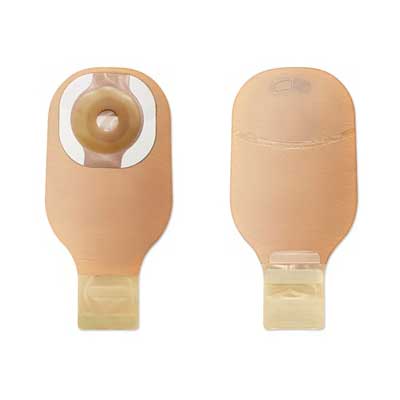 BX/10 - Premier CeraPlus 1-Piece Drainable Pouch Pre-Sized 1", Beige With Viewing Option