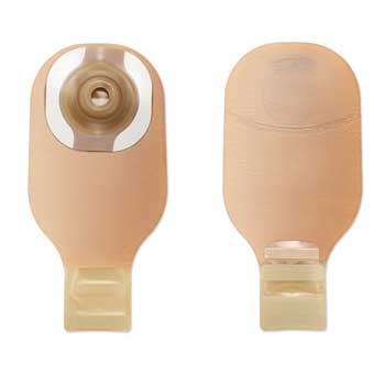 BX/5 - Premier CeraPlus 1-Piece Convex Drainable Pouch Pre-Sized 1-1/8" With Filter, Lock-N-Roll,