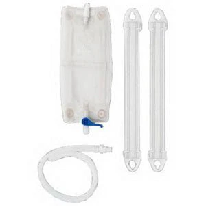 BX/10 - Vented Urinary Leg Bag Combination Pack, Medium 18 oz.