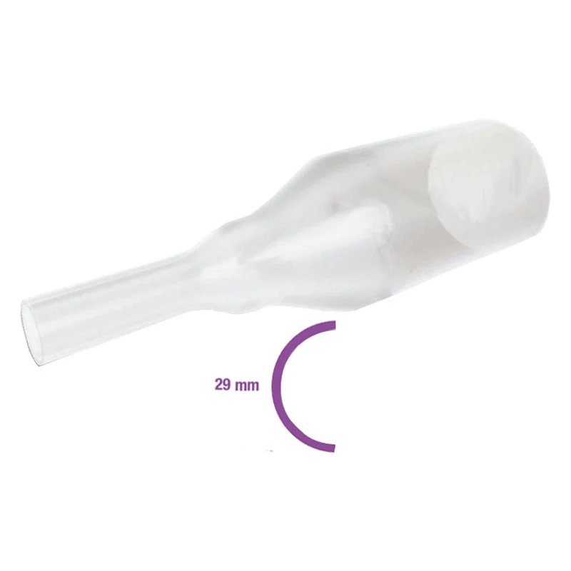 BX/30 - InView Silicone Male External Catheter, Medium 29 mm (Purple)