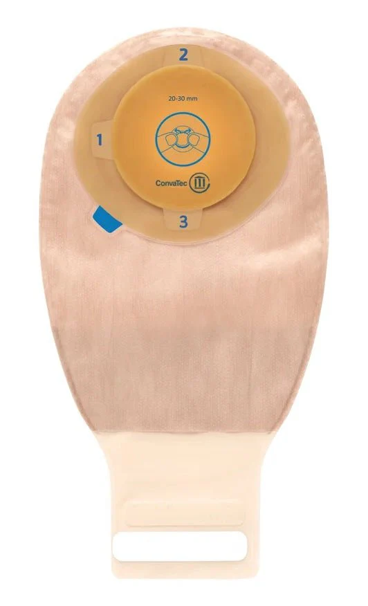BX/10 - Esteem + Moldable One-Piece Drainable Pouch with InvisiClose, Filter, Stomahesive, 12" Two-Sided Comfort Panel Opaque, 3/4" x 1-1/8"