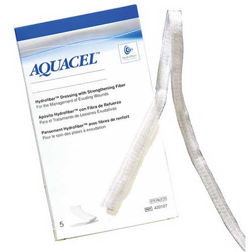 EA/1 - AQUACEL Hydrofiber Wound Dressing 2/5" x 18" Ribbon