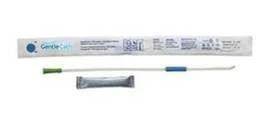BX/30 - Convatec GentleCath Hydrophilic Urinary Catheter, with Water Sachet, Coude/Tiemann, 10Fr, 15.7"