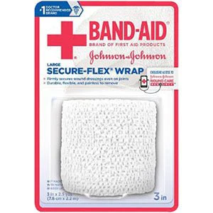 EA/1 - J & J Band-Aid First Aid Securflex Wrap 3" x 2.5 yds