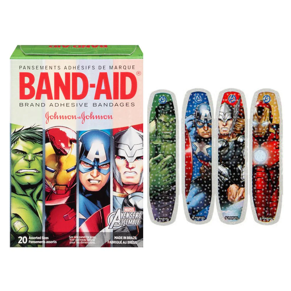 BX/20 - Band-Aid Decorative Avengers Assemble Assorted 20 ct.