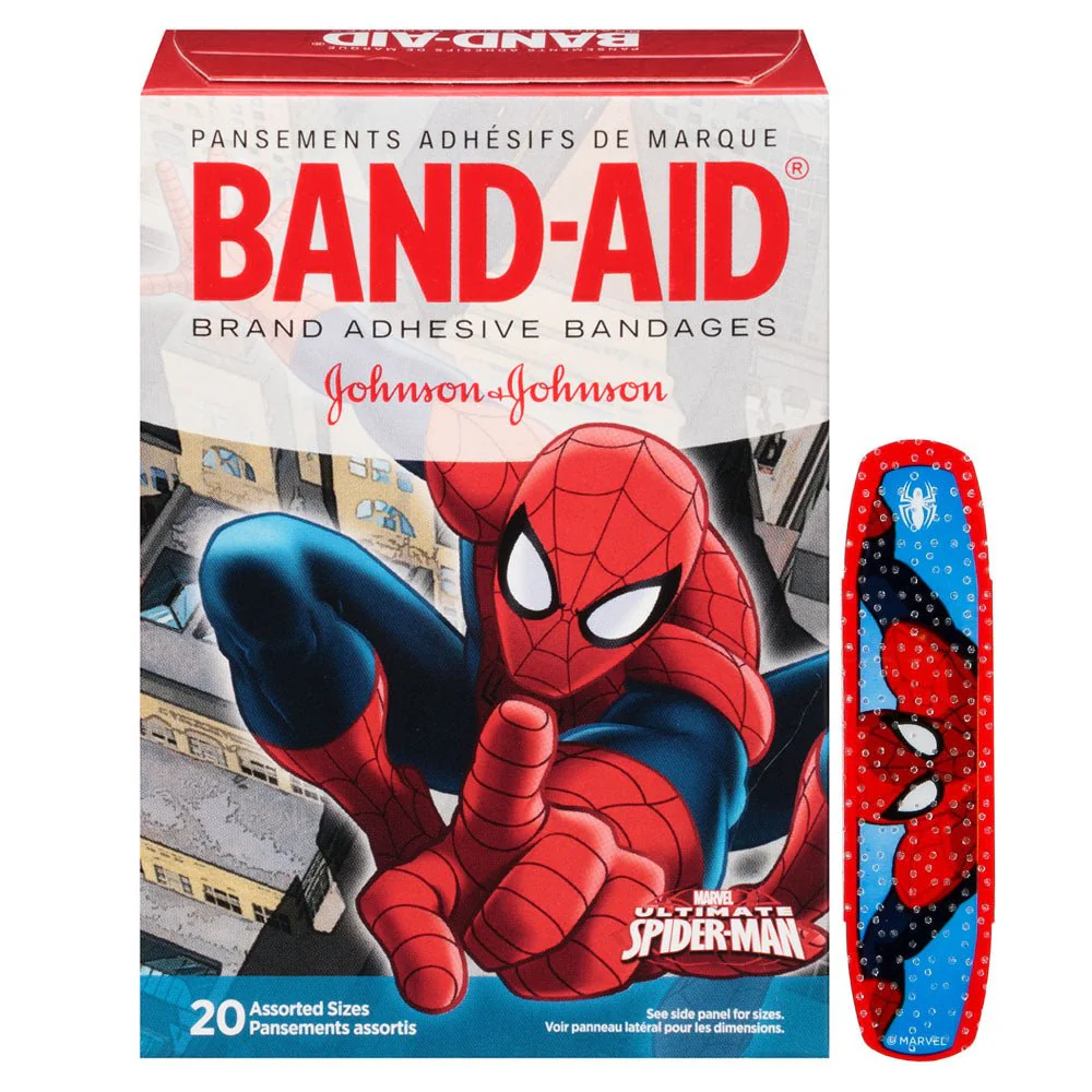 BX/20 - Band-Aid Decorative Spiderman Assorted 20 ct.