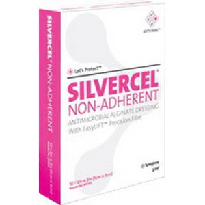EA/1 - Silvercel Non-Adherent Antimicrobial Alginate Dressing 4-1/4" x 4-1/4"