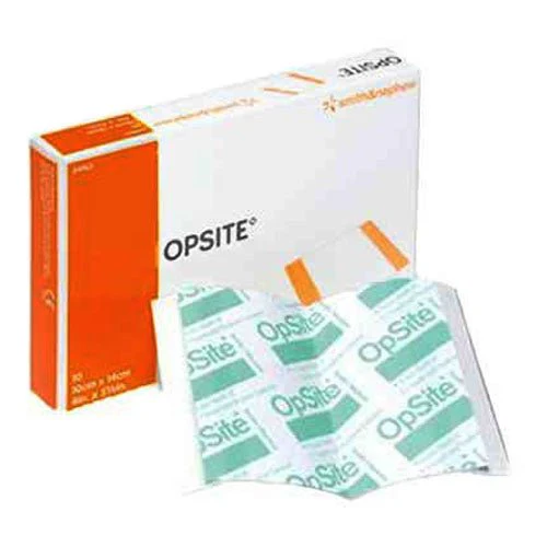 BX/10 - Opsite Transparent Adhesive Dressing, 5-1/2" x 4"
