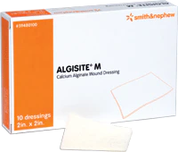 BX/10 - ALGISITE M Calcium Alginate Dressing 3/4" x 12" Rope