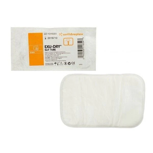 CA/50 - EXU-DRY Full Absorbency Slit Tube Dressing 3" x 4"