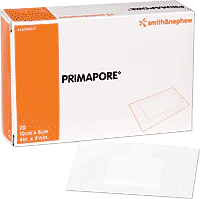 BX/20 - PRIMAPORE Adhesive Non-Woven Wound Dressing, 13-3/4" x 4"