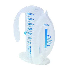 EA/1 - AirLife Volumetric Incentive Spirometer with One-Way Valve, 4000 mL Capacity