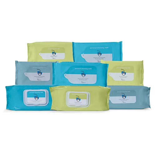 PK/42 - Cardinal Health Personal Cleansing Cloth, Non-flushable, Fragrance Free - 42 pack
