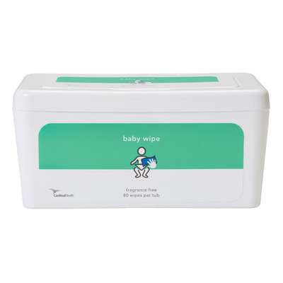 EA/1 - Cardinal Health Baby Wipes, Fragrance Free, 80 ct