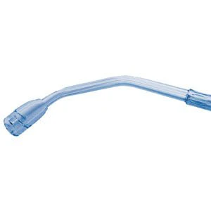 EA/1 - Medi-Vac Clear Yankauer Sterile Suction Handle with Control Vent and Bulbous Tip