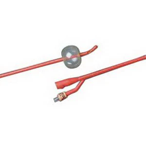 CA/12 - BARDEX LUBRICATH Tiemann 2-Way Specialty Foley Catheter 14 Fr 5 cc, Coude Tip.