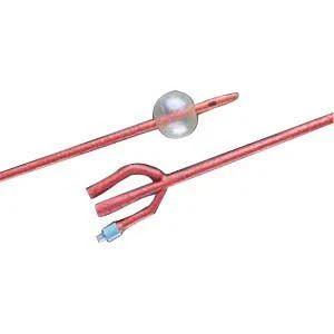 EA/1 - BARDEX LUBRICATH 2-Way Specialty Coude Foley Catheter 20 Fr 30 cc