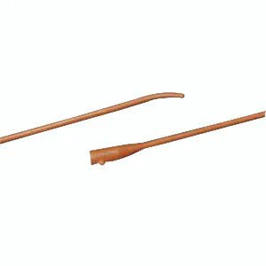 CA/12 - Coude Tiemann Two-Eye Latex Catheter 14 Fr 16"