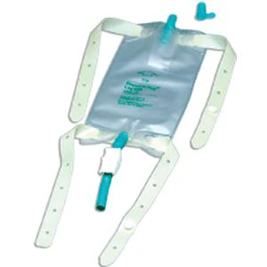BX/12 - Dispoz-a-Bag Leg Bag with Rubber Cap Valve and Latex Straps, 32 oz.