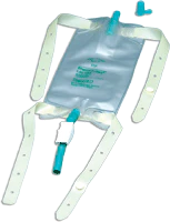 EA/1 - Dispoz-a-Bag Leg Bag with Rubber Cap Valve and Latex Straps, 9 oz.