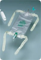BX/4 - Dispoz-a-Bag Leg Bag with Flip-Flo Valve, 32 oz. (4 leg bags & 1 pair fabric leg straps)