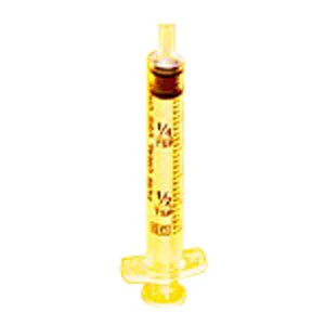 BX/100 - Oral Syringe with Tip Cap 3 mL, Clear