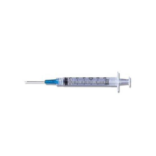 BX/100 - Luer-Lok Syringe with Detachable PrecisionGlide Needle 23G x 1", 3 mL