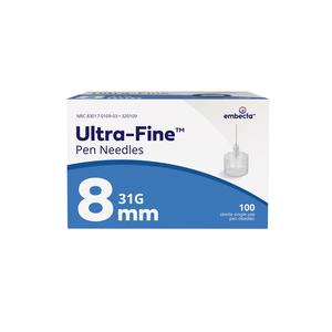 BX/100 - Ultra-Fine III Short Pen Needle 31G x 5/16" (100 count)