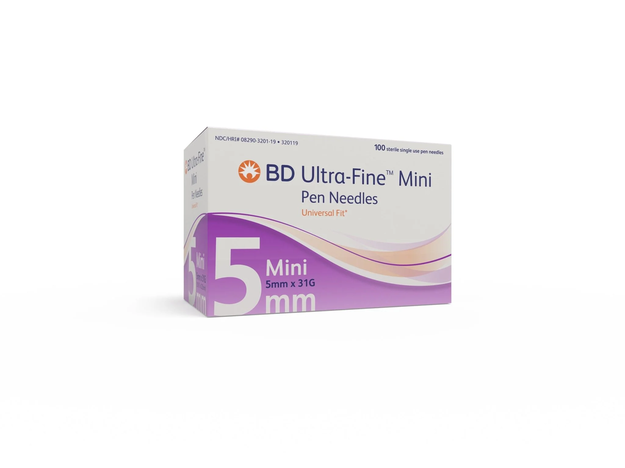 BX/100 - Ultra-Fine III Mini Pen Needle 31G x 3/16" (100 count)