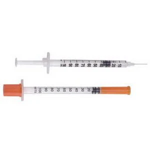 BX/100 - U-100 Insulin Syringe with Micro-Fine IV Needle 28G x 1/2", 1 mL (100 count)