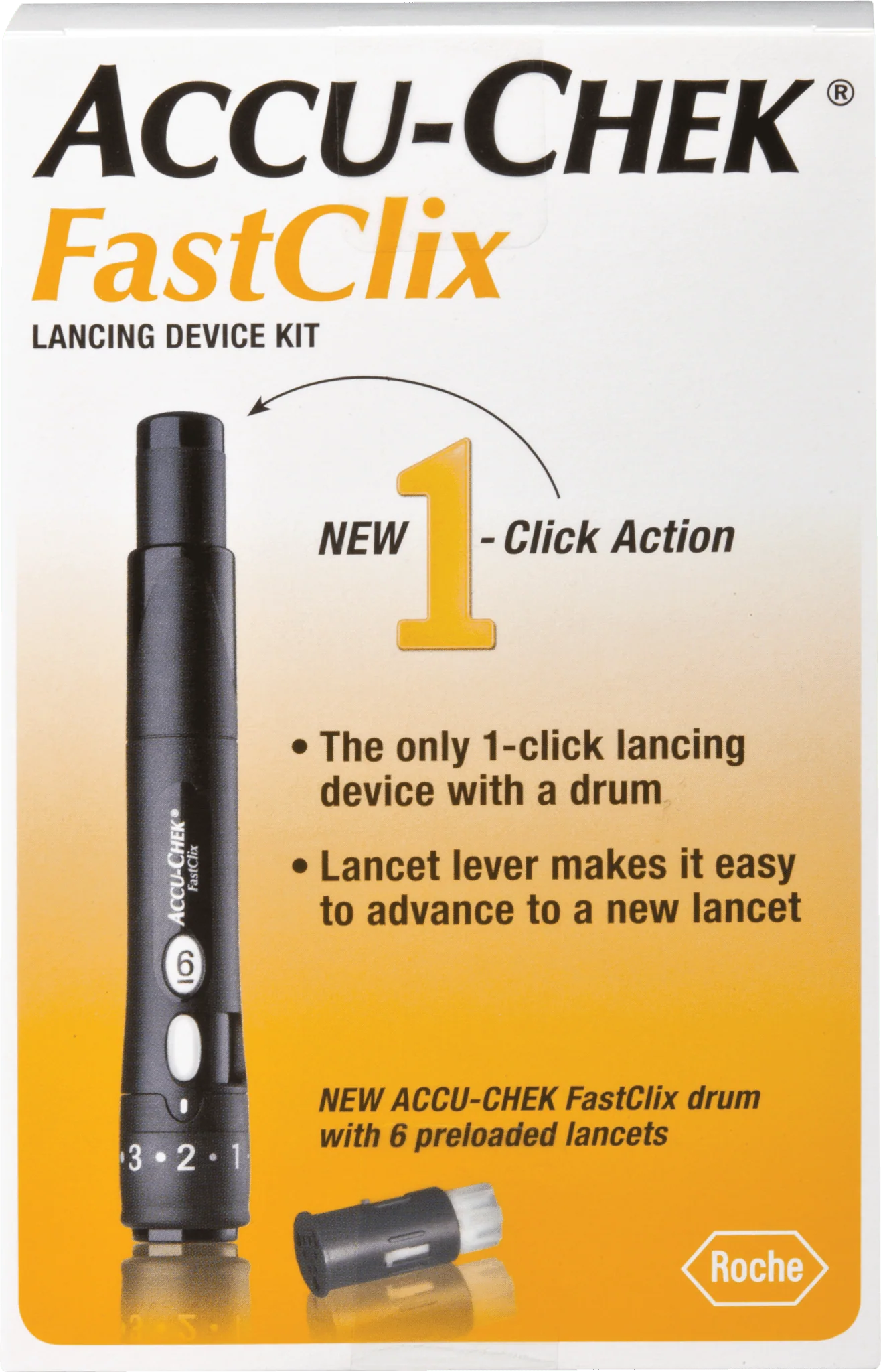 EA/1 - ACCU-CHEK FastClix Lancing Device Kit