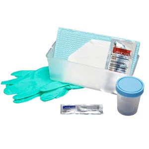 PK/1 - Caring Vinyl Urethral Catheter Tray 14 Fr
