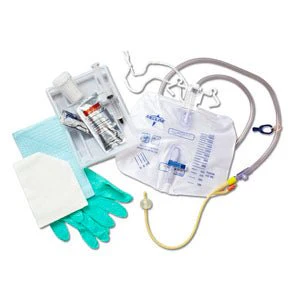 EA/1 - Silicone-Elastomer Coated Closed System Foley Catheter Tray 16 Fr 10 cc