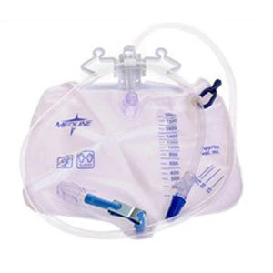 EA/1 - Urinary Drainage Bag with Anti-Reflux Tower and Metal Clamp 2,000 mL