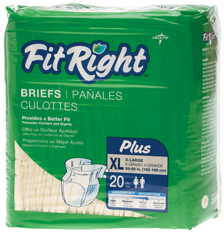 PK/20 - FitRight Plus Brief X-Large 59" - 66"