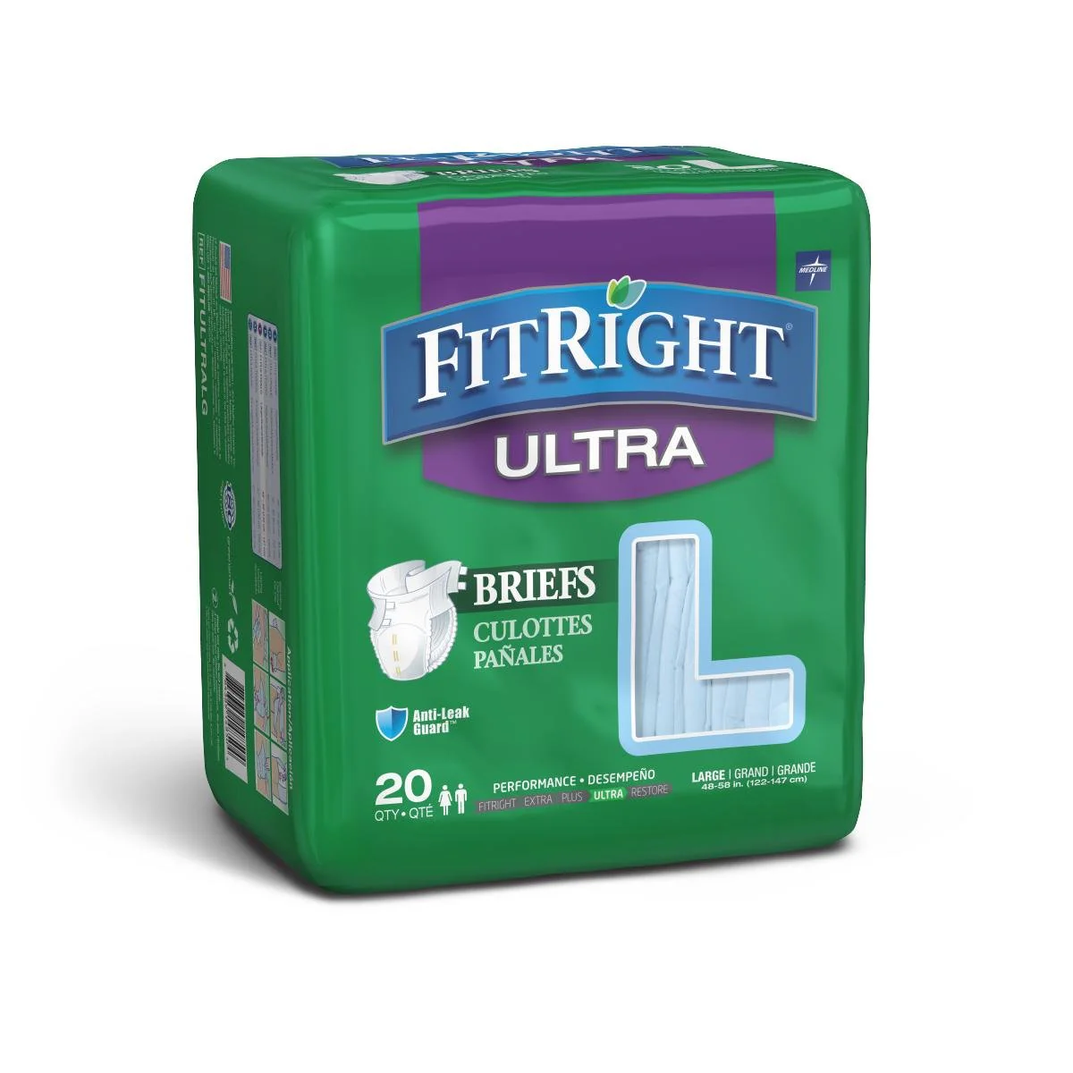 PK/20 - FitRight Ultra Brief Large 48" - 58"