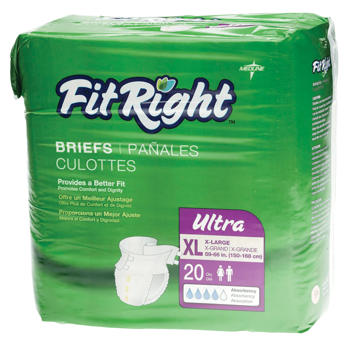 PK/20 - FitRight Ultra Brief X-Large 59" - 66"