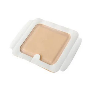 BX/10 - Optifoam Adhesive Foam Dressing, 6" x 6", 4-1/2" x 4-1/2" Pad