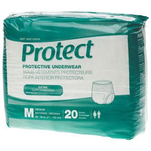 PK/20 - Protect Extra Protective Underwear, X-Large 56" - 68"