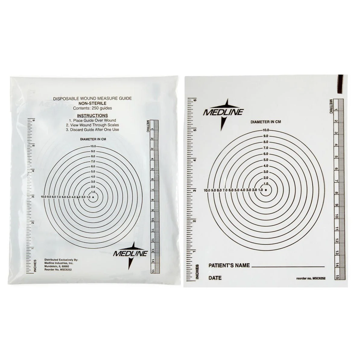 PK/250 - Bullseye Wound Measuring Guide