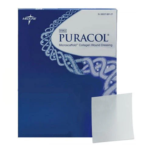 EA/1 - Puracol Plus Ag+ Collagen Wound Dressing with Silver, 2" x 2.25"