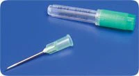 BX/100 - Monoject Rigid Pack Hypodermic Needle with Polypropylene Hub 18G x 1" (100 count)