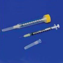 BX/100 - Monoject Rigid Pack Regular Tip Tuberculin Syringe 1 mL (100 count)