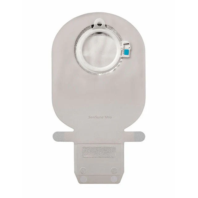 BX/10 - Mio Click EasiClose Wide Outlet Drainable Pouch, No Filter, Maxi Transparent 60 mm