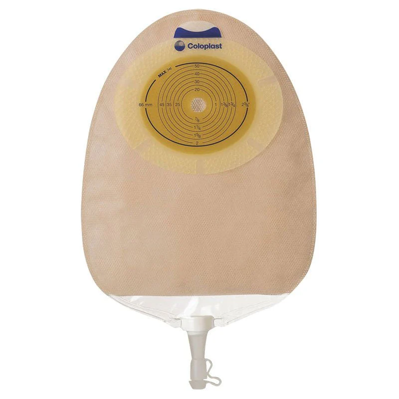 BX/10 - SenSura Xpro Convex Light Extended Wear Urostomy Pouch Pre-Cut 7/8" Opaque